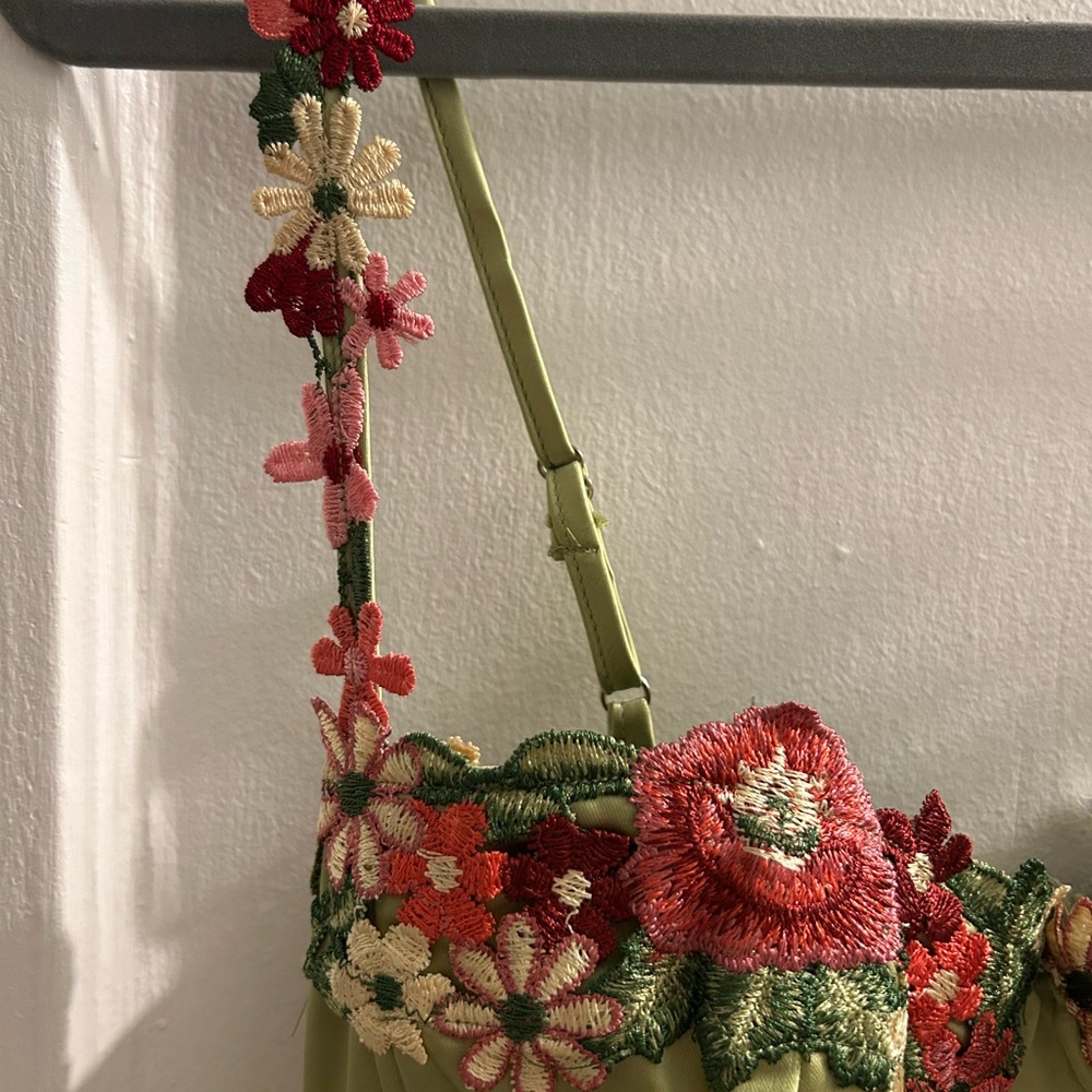 Princess Polly Green Floral Mini Dress - Picture 3 of 6